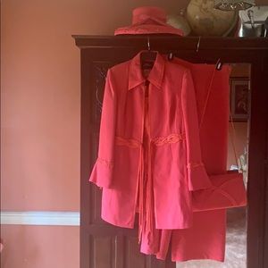3 in 1 Deal! Pantsuit, Hat , and Purse!